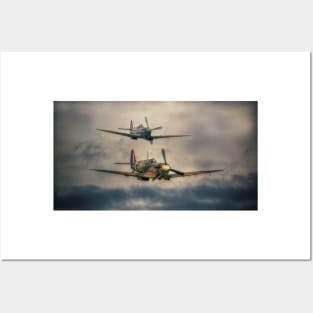 Spitfire Flypast Posters and Art